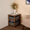 Summer Storage Baskets for Shelves, Closet Organizers Bins for Clothes Blanket Towels, Baby Nursery, Toy Baskets Box, Woven Rope Baskets, 17 x 13 x 7.5”, 2 Packs Woven Brown